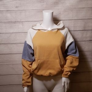EUC- Pink Rose Crop Sweatshirt
